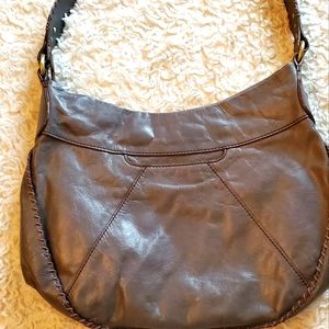 Hobo gray vintage shoulder bag